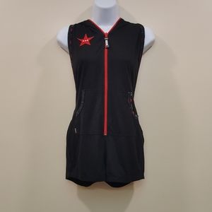 CCR Brand Black Romper Hoodie